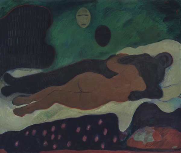 Sahara Longe, "Bad Dreams (after Ferdinand Hodler)," 2024