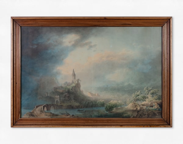 Gemälde mit der Darstellung der Lagune von Venedig