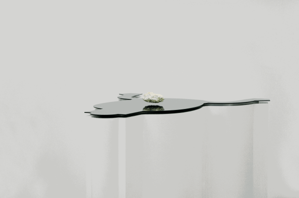 Detail einer Skulptur, die die Kirche San Luca in Bologna darstellt