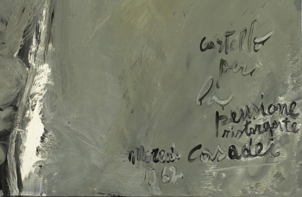 Detail of an abstract painting