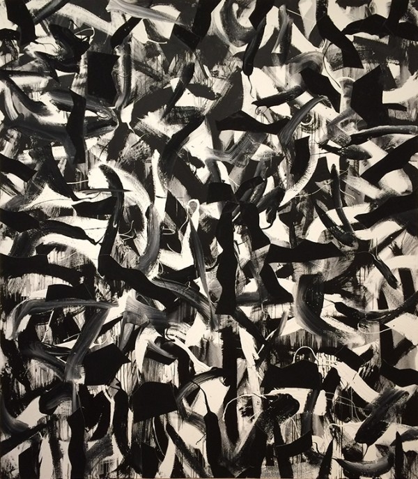 Joseph Glasco, Untitled No.13, 1989 acrylic and collage on canvas 96 x 84 in / 243.8 x 213.4 cm © 2015 Joseph M. Glasco Estate Stock number B21147