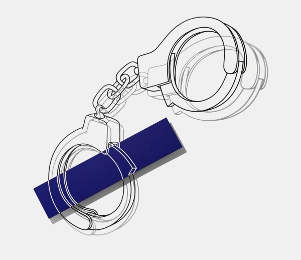 Michael Craig-Martin, Handcuffs, 1985