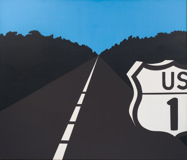 Allan D'Arcangelo, U.S. Highway I, no.4, 1962
