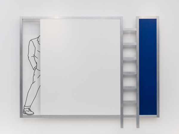 Michael Craig-Martin, White Interior with Figure, 1987
