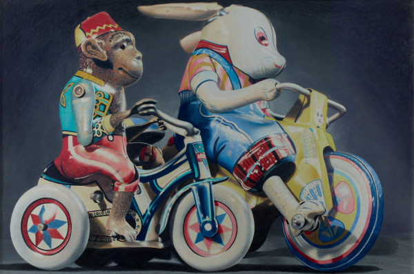 Charles Bell, Study for Bunny Cycle, 1985