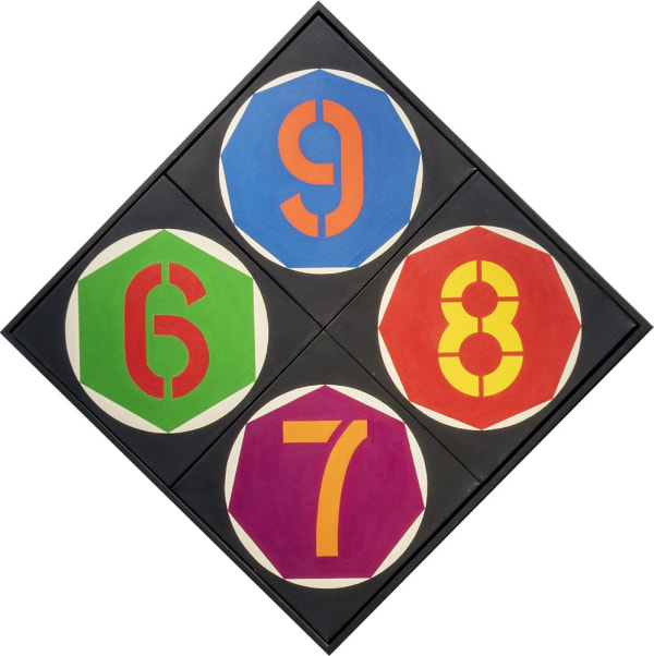 Robert Indiana, Four Numbers Summing 30, 1963