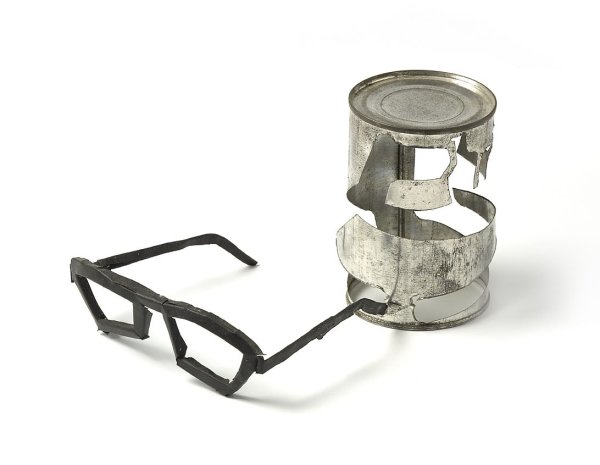 Bill Woodrow, Bean Can with Spectacles, 1981