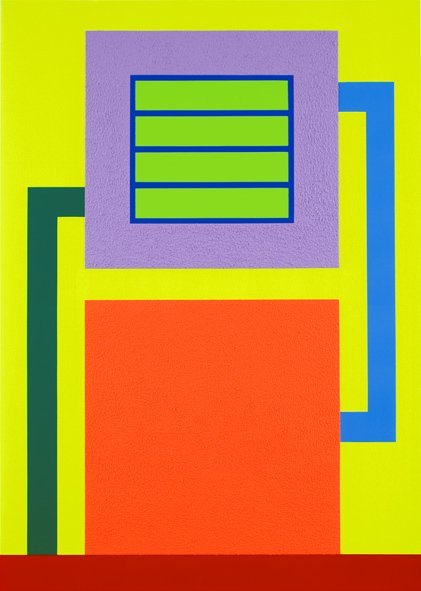 Peter Halley, Dust, 2009