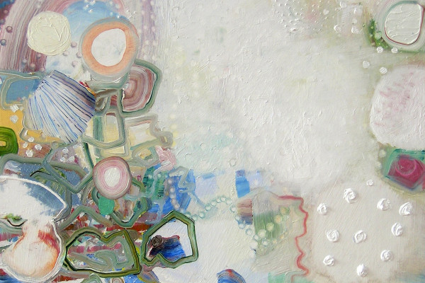 Detail of "Snowpearl" by Josette Urso, 2013