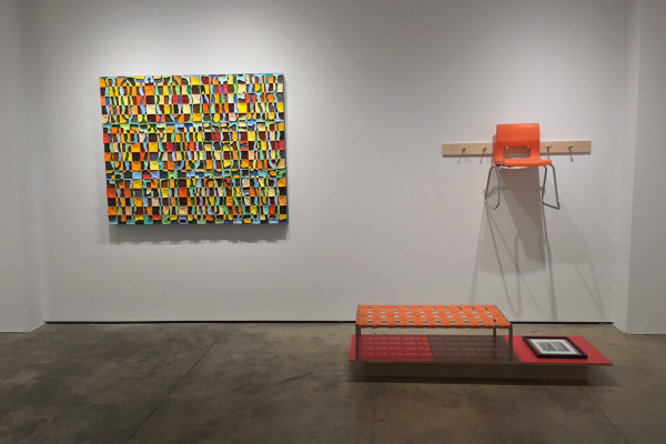"Not to Interrupt Your Beautiful Moment," by Bruce Pearson, and "Modern Shakers" by Peter Dudek