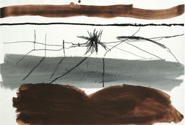 <span class="artist"><strong>Roger Hilton</strong></span>, <span class="title"><em>Landscape - Grey & Brown</em>, 1967</span>