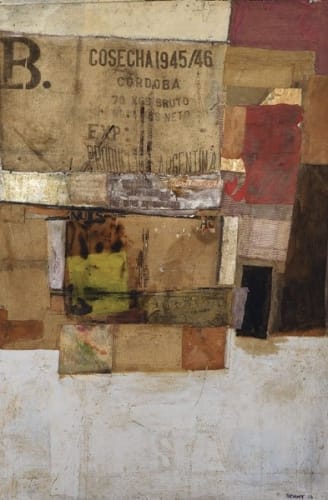 <span class="artist"><strong>Robyn Denny</strong></span>, <span class="title"><em>Giant Collage - Action Traction</em>, 1956</span>