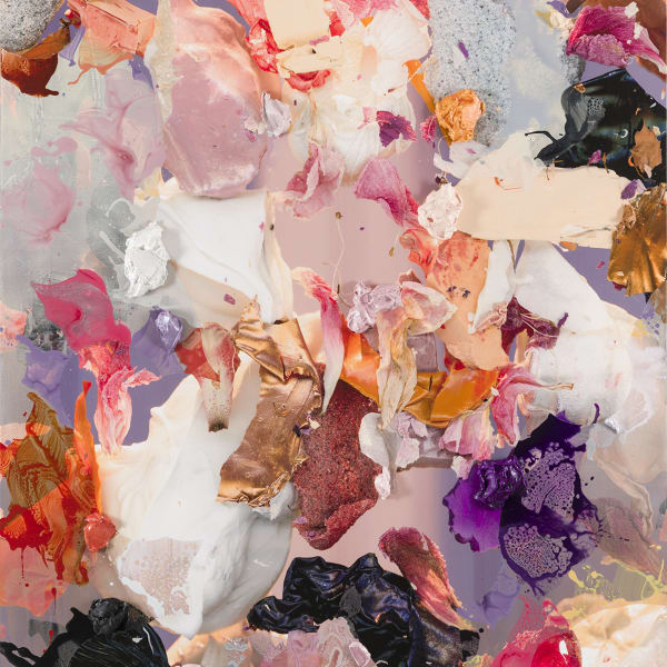 André Hemer, These days (June 12, 20:12 CEST), 2020, Acrylic and pigment on canvas, 81 x 55 inches (205.7 x 139.7 cm)