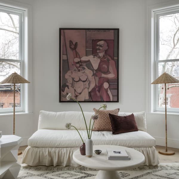 Exhibition inspired by Ukrainian artist John Graham occupies his own Brooklyn Heights home - designboom