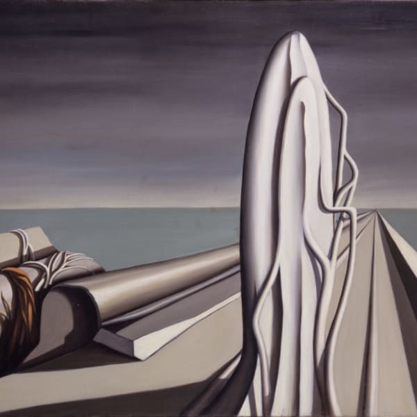 Kay Sage, At the Appointed Time (1942). Newark Museum of Art, Bequest of Kay Sage Tanguy, 1964 © Estate of Kay Sage/VG Bild-Kunst, Bonn 2020