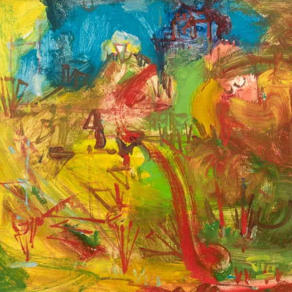 Hans Hofmann, Landscape No. 105, 1942, oil on board. Courtesy Hollis Taggart, New York