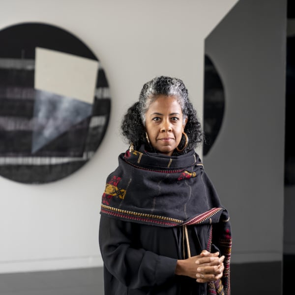 Torkwase Dyson (photo by Gabe Souza, courtesy of the Studio Museum in Harlem)