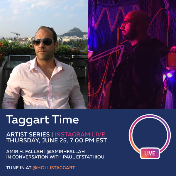 Taggart Time - Amir H. Fallah on Instagram LIVE