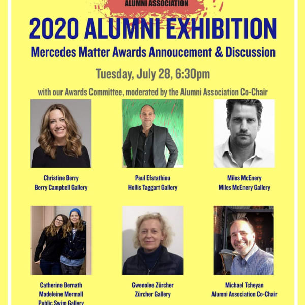 Paul Efstathiou is appointed to the Awards Committee for the New York Studio School 2020 Alumni Exhibition