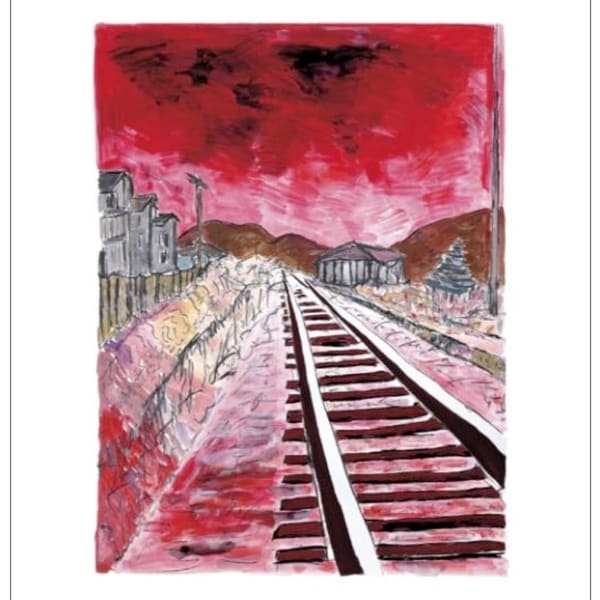 Bob Dylan, Train Tracks (red), 2010
