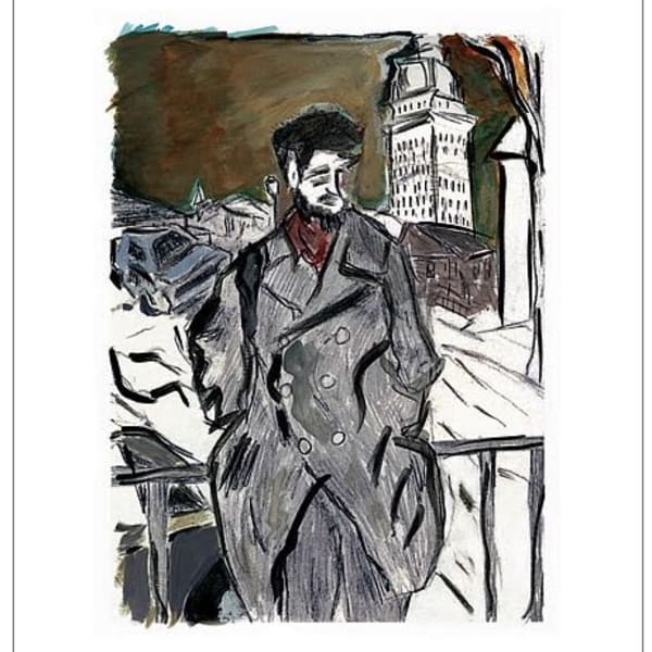 Bob Dylan, Man On A Bridge (grey)., 2008