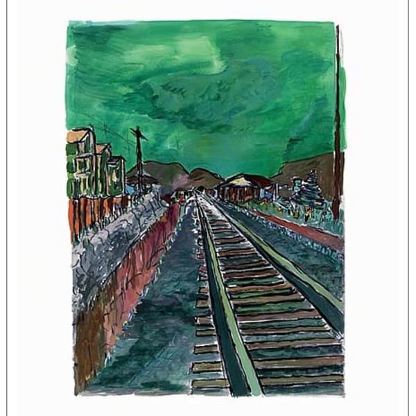 Bob Dylan, Train Tracks (green) , 2008