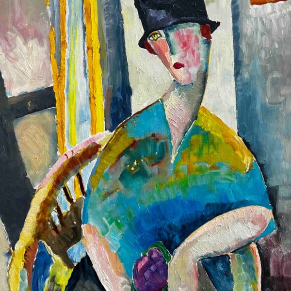 John Green - Femme au chapeau cloche
