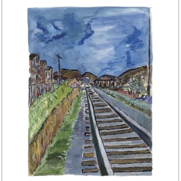 Bob Dylan, Train Tracks (blue), 2010