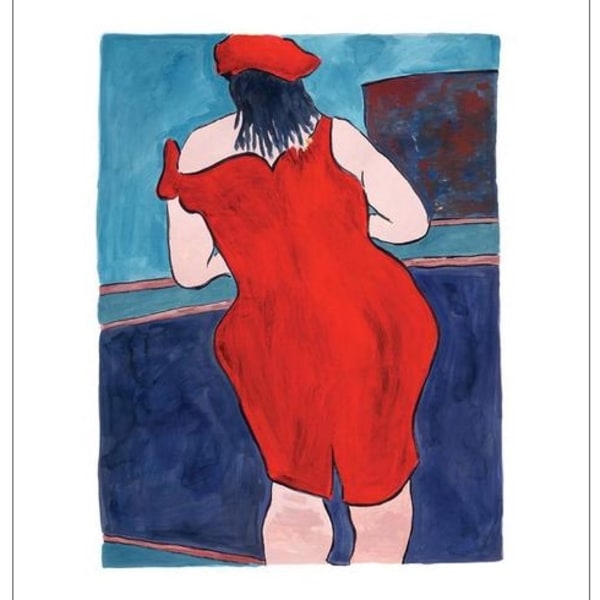 Bob Dylan, Woman In Red Lion Pub, 2016