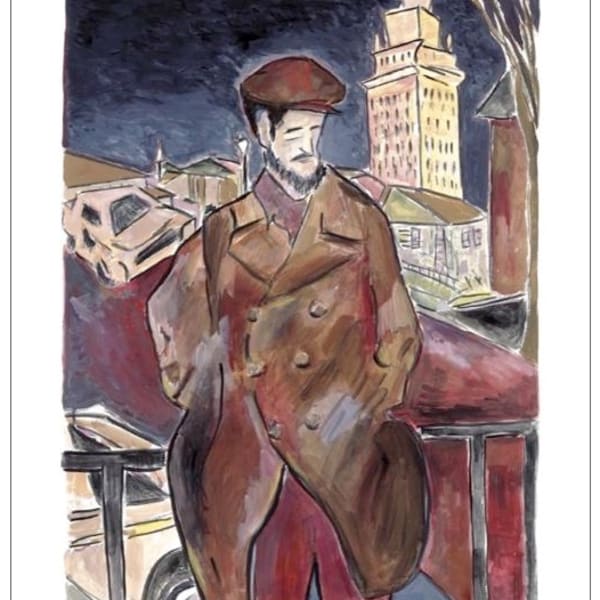 Bob Dylan, Man On A Bridge (large format), 2010