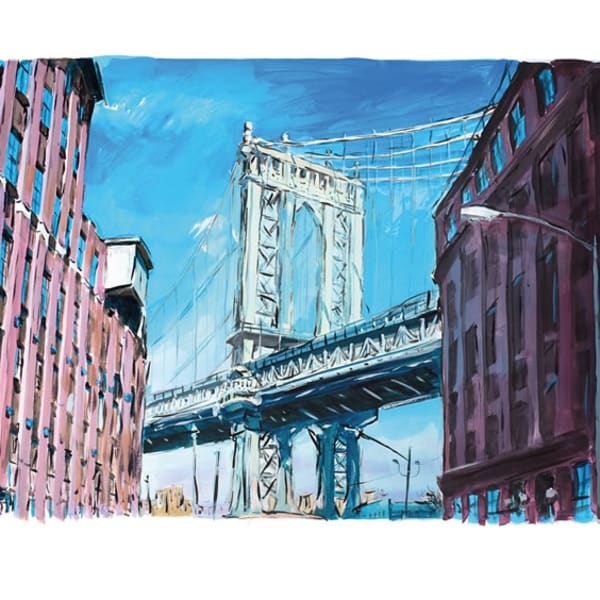 Bob Dylan, Manhattan Bridge, Downtown New York, 2016