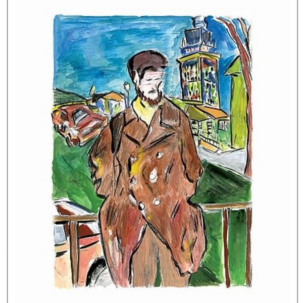 Bob Dylan, Man On A Bridge (brown), 2008