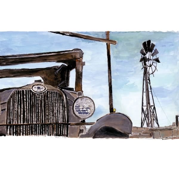 Bob Dylan, Wilton Iowa Farmyard, 2016