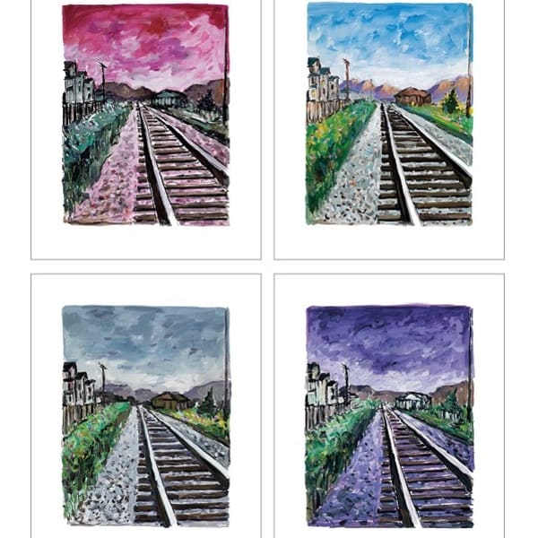 Bob Dylan, Train Tracks (set of 4), 2018
