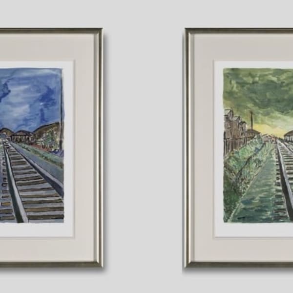 Bob Dylan, Train Tracks (set of 4), 2010