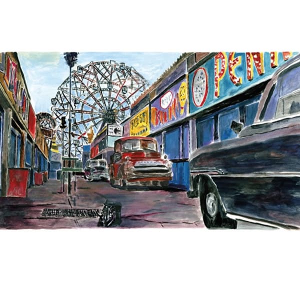 Bob Dylan, Amusement Park Alleyway, 2016