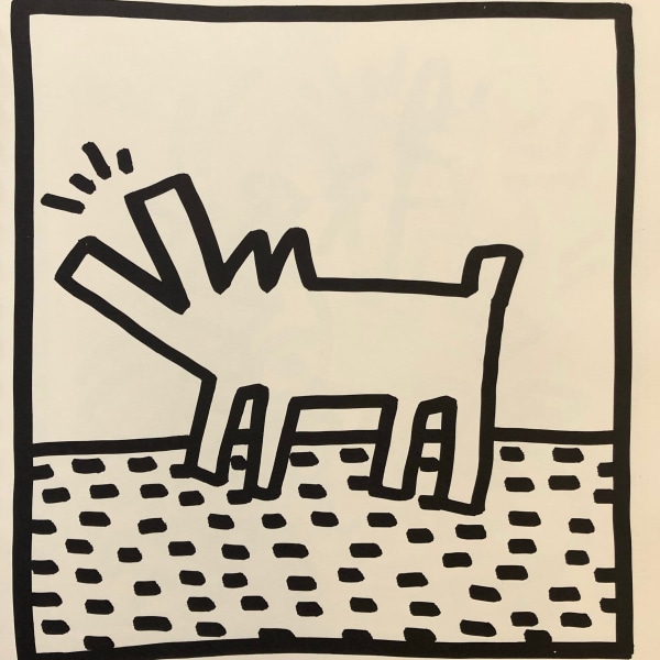 Keith Haring, Plate 3, Tony Shafrazi Gallery exhibition catalogue, 1982