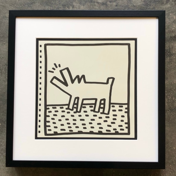 Keith Haring, Plate 4, Tony Shafrazi Gallery exhibition catalogue, 1982