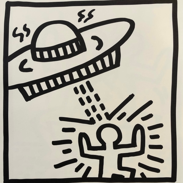 Keith Haring, Plate 2, Tony Shafrazi Gallery exhibition catalogue, 1982