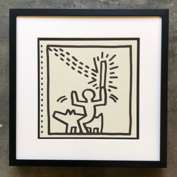 Keith Haring, Plate 14, Tony Shafrazi Gallery exhibition catalogue, 1982