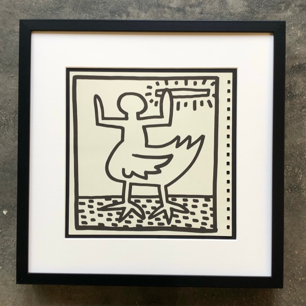 Keith Haring, Plate 9, Tony Shafrazi Gallery exhibition catalogue, 1982