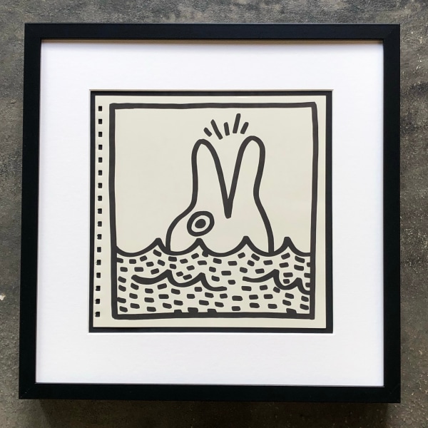 Keith Haring, Plate 6, Tony Shafrazi Gallery exhibition catalogue, 1982