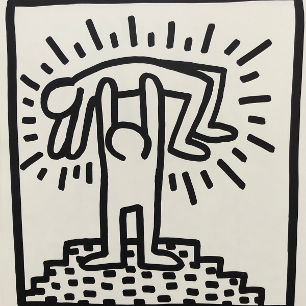 Keith Haring, Plate 4, Tony Shafrazi Gallery exhibition catalogue, 1982