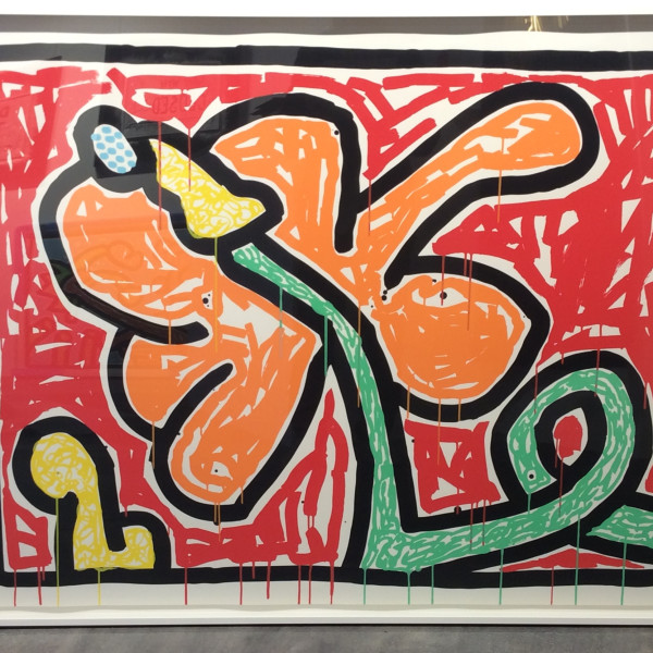 Keith Haring, Flowers 5, 1990