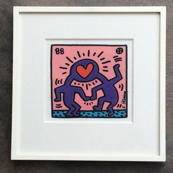 Keith Haring, Dr. Winkies Wedding Invitation, 1988