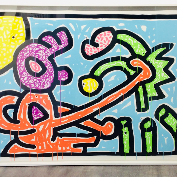 Keith Haring, Flowers 1, 1990
