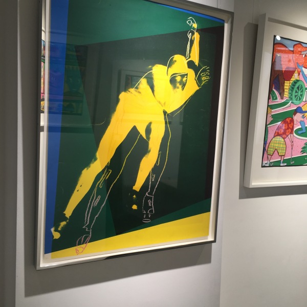 Andy Warhol, Speed Skater (unique studio proof) *SOLD*, 1983