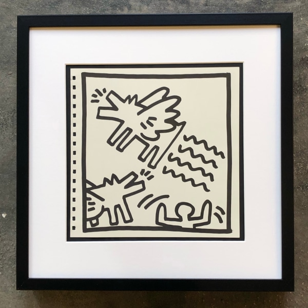 Keith Haring, Plate 13, Tony Shafrazi Gallery exhibition catalogue, 1982