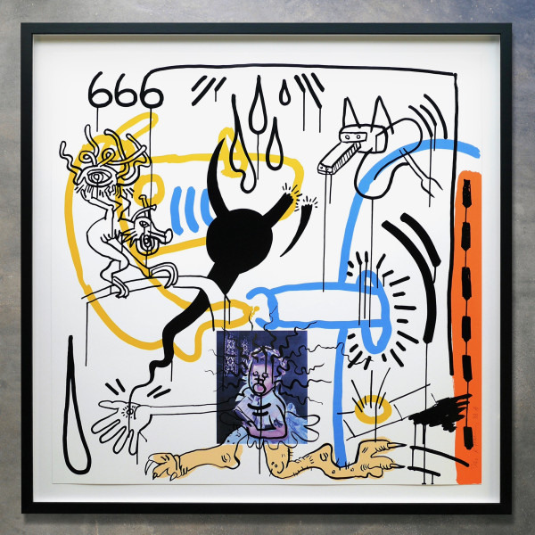 Keith Haring, Apocalypse No. 8 *SOLD*, 1988