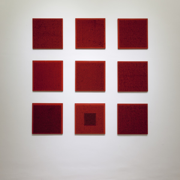 Bernard Aubertin pictorial situation of red